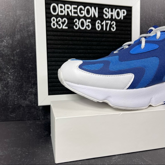 NIKE AIR MAX 200 PACIFIC BLUE MENS SHOES SIZE 11 TRACK AND FIELD WHITE NEW - Picture 6 of 10